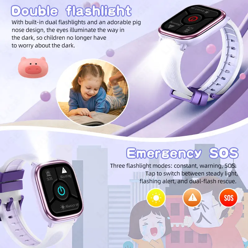 LIGE akıllı saat çocuklar için - Smartwatch Watches Birthday Gift For Girls incelemesi ve fiyatı