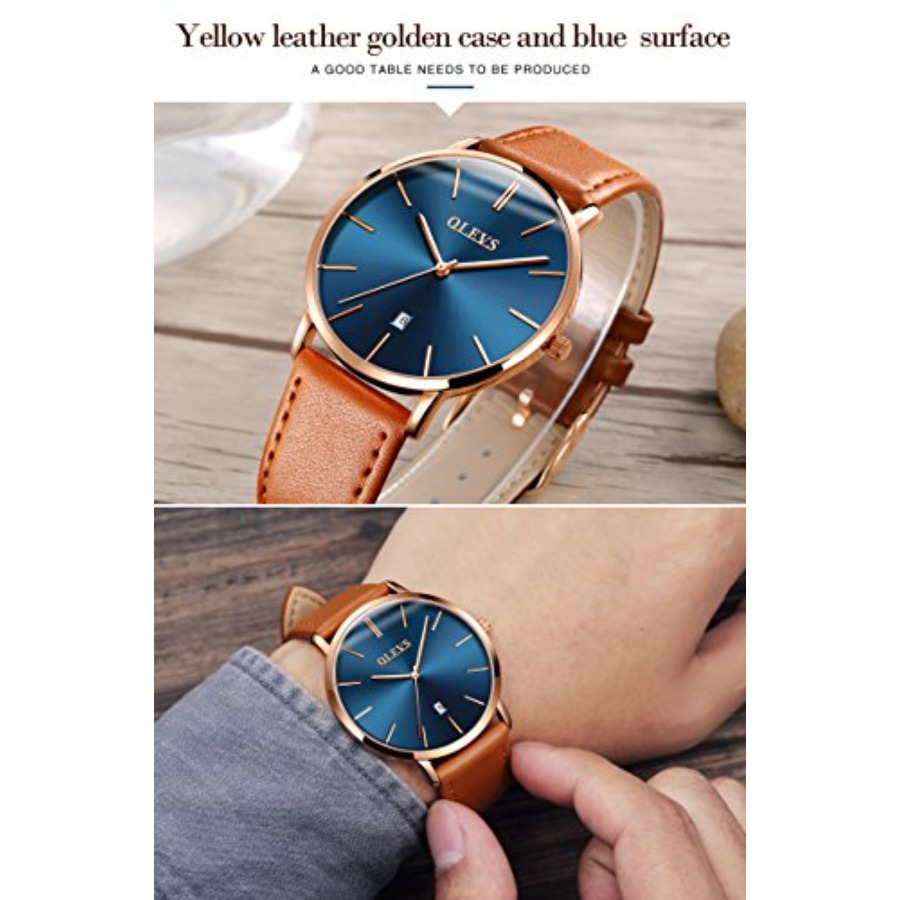 OLEVS Erkek Deri Saatler Siyah - Smartwatch Digital Watches For Men incelemesi ve fiyatı