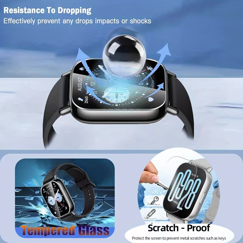 1-5 adet temperli cam Xiaomi R - Smartwatch Redmi Watches incelemesi ve fiyatı