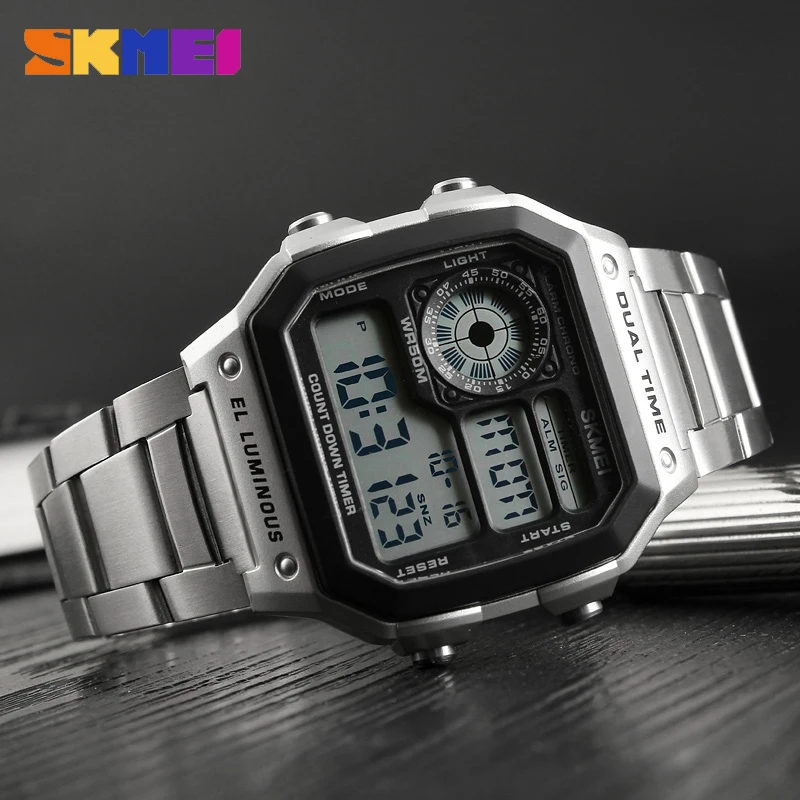 SKMEI 1335 dijital saat Erkekl - Tide Watch Surf incelemesi ve fiyatı