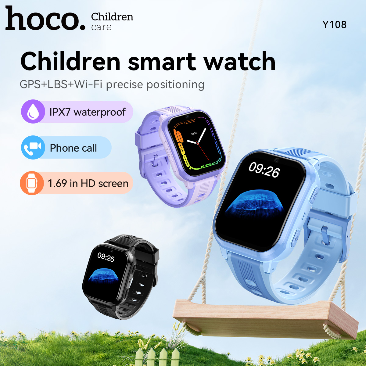 HOCO Y108 1.69 inç HD LCD Kavi - Smartwatch Watches Girls incelemesi ve fiyatı