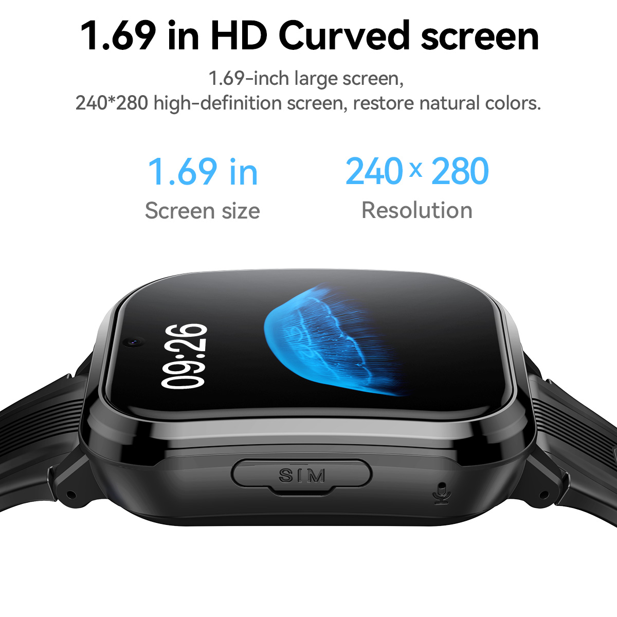 HOCO Y108 1.69 inç HD LCD Kavi - Smartwatch Watches Girls incelemesi ve fiyatı