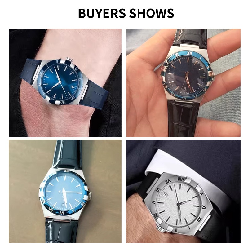 Deri saat kayışı Omega Constel - Omega Watch Constellation incelemesi ve fiyatı