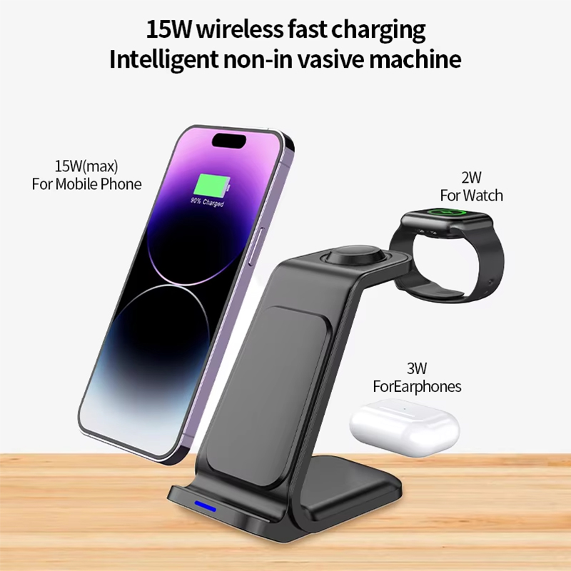 15W 3'ü 1 Arada Kablosuz Şarj  - Watch 7 Smartwatch Iphone incelemesi ve fiyatı